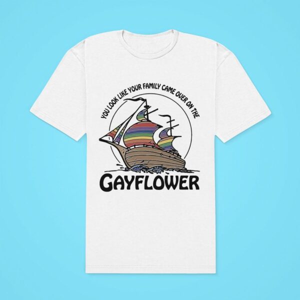 You Look Like Your Family Came Over On The Gayflower Classic Tshirt