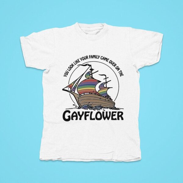 You Look Like Your Family Came Over On The Gayflower Tshirt