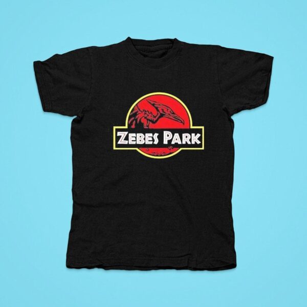 Zebes Park Of The Jurassic Park Logo Tshirt