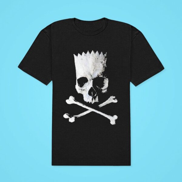 Zero Camp Bart Simpson Skull Classic Tshirt